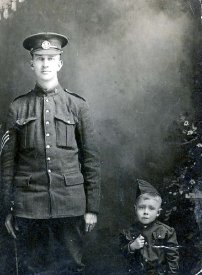 Lance-Sergeant Elwood Hoxie and his nephew, Jack Hoxie
