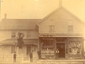 Irwin's Store, with Fred Freeman, proprietor.